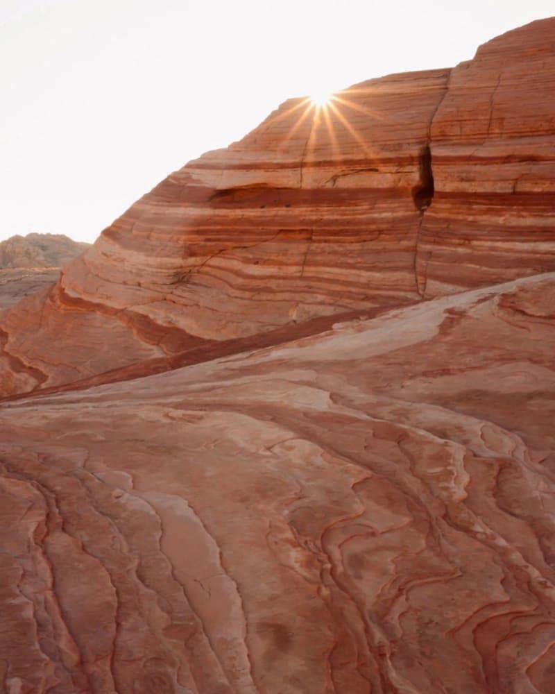 Desert Sunburst Rocks by Del Mundo Imagery — canvas wall art