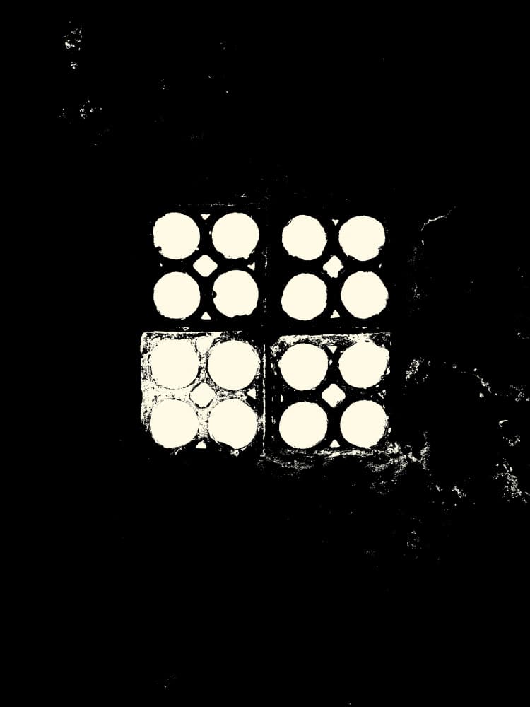 Abstract Circle Grid by Petr Strnad — canvas wall art