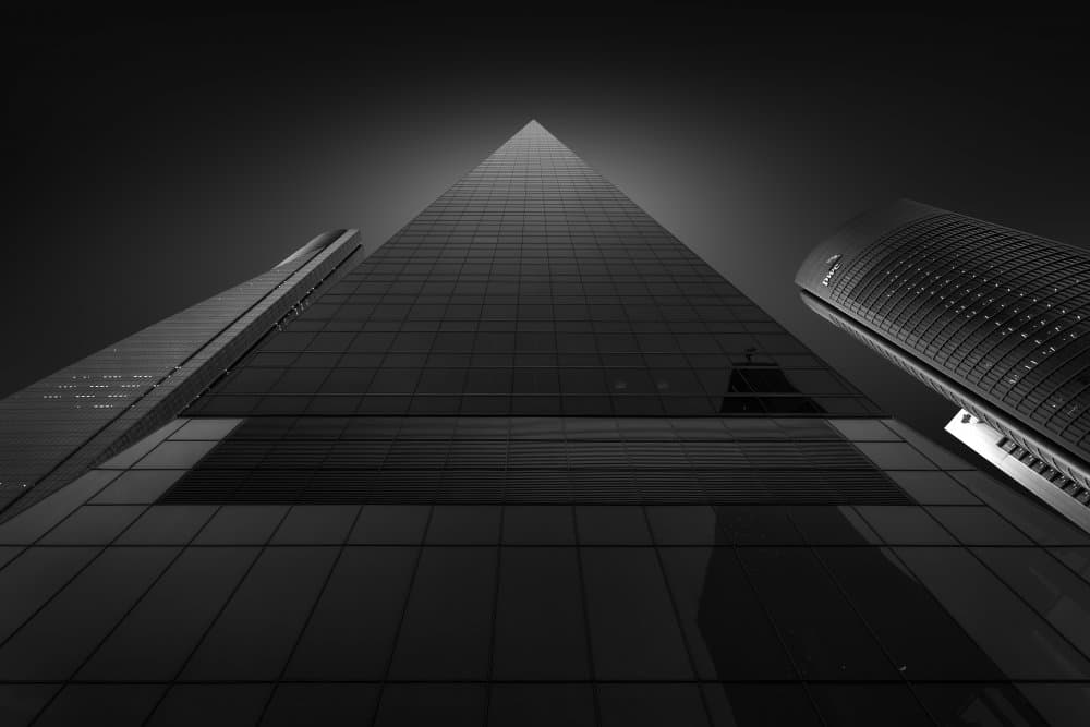 Sleek Urban Towers by Jorge Ruiz Dueso — canvas wall art