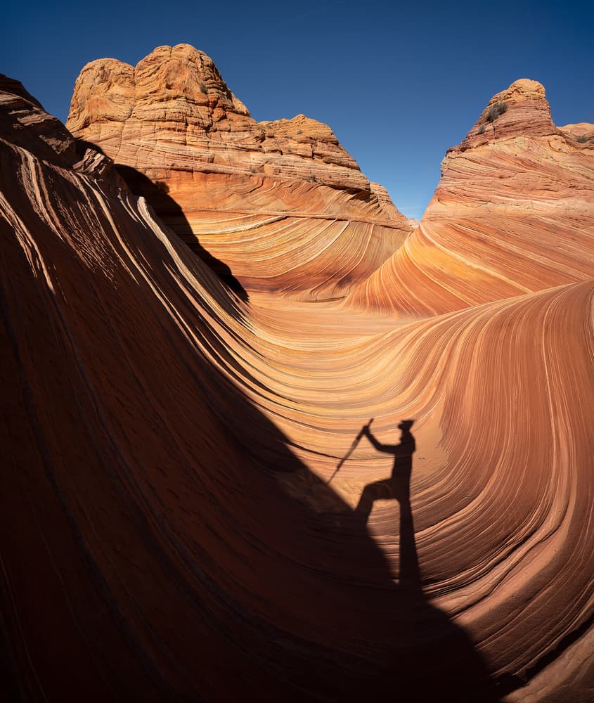 Wavy Sandstone Shadow by Shenshen Dou — canvas wall art