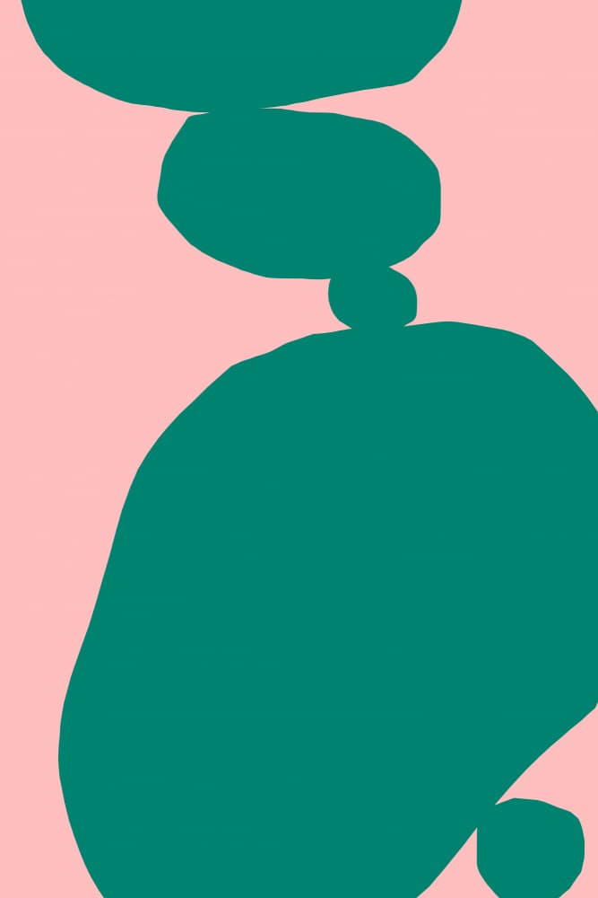Soft Flowing Shapes by Treechild — canvas wall art