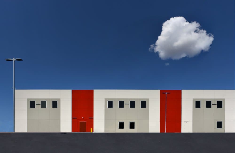 Cloud Above Modernism by Arnon Orbach — canvas wall art