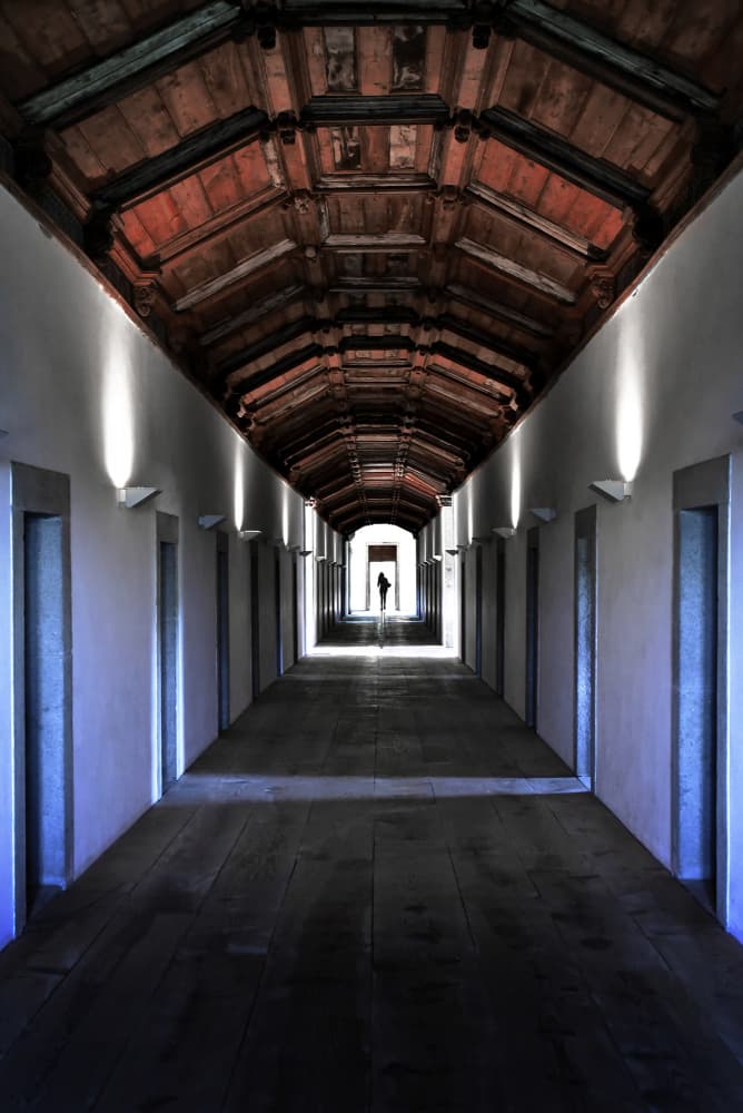 Deep Corridor Light by Jorge Pimenta — canvas wall art