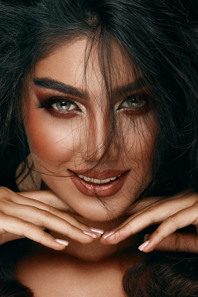 Captivating Woman Portrait by amir behzadi — canvas wall art