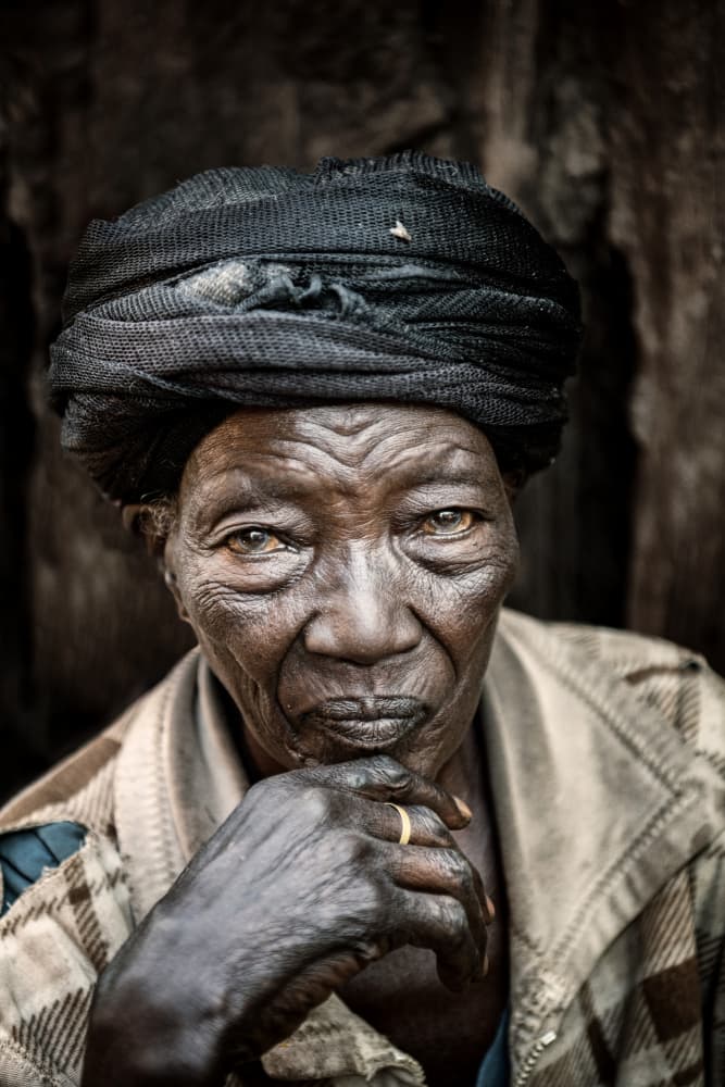 Contemplative Woman by Trevor Cole — canvas wall art