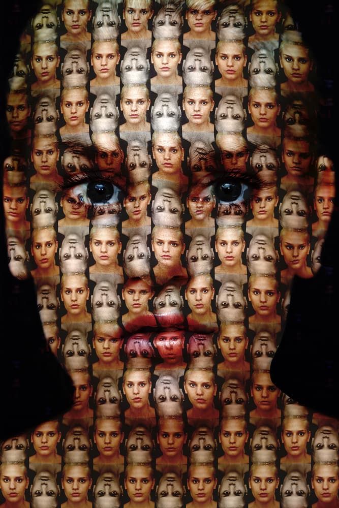 Multiple Faces Portrait by David McCracken — canvas wall art
