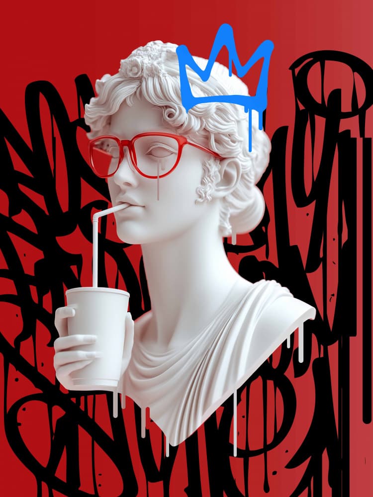 Pop Olympus by Dikhotomy — canvas wall art
