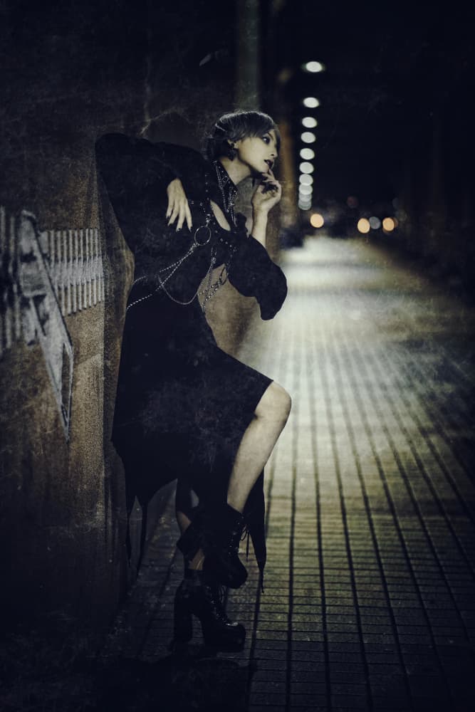 Dark City Fashion by KOIKI — canvas wall art