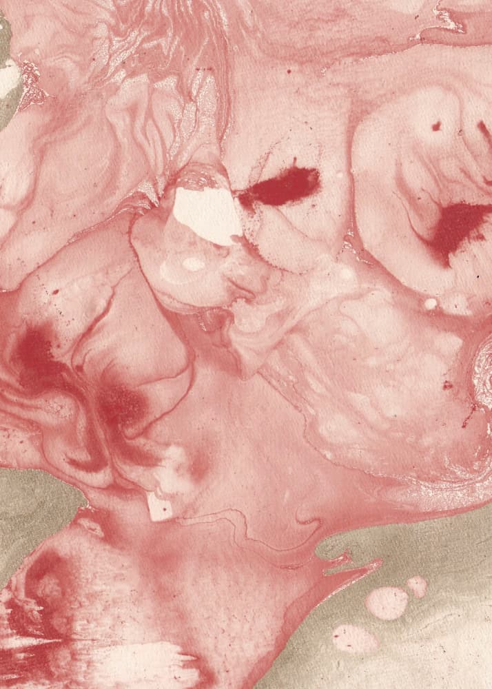 Earthy Blush Swirls by Santhosh ch — canvas wall art