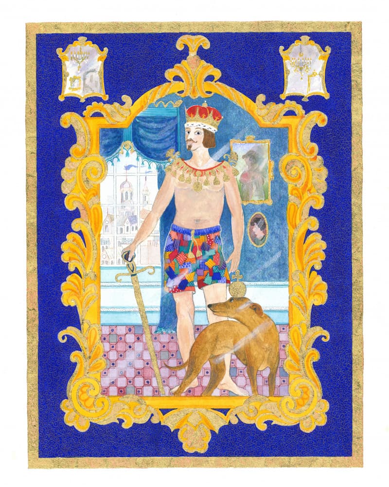 The Emperor's New Clothes by Isabelle Brent — canvas wall art