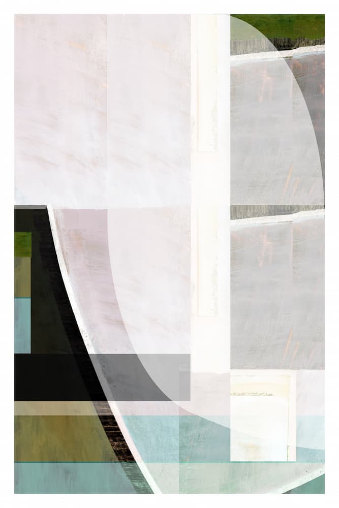 Modern Layered Forms by cartissi — canvas wall art