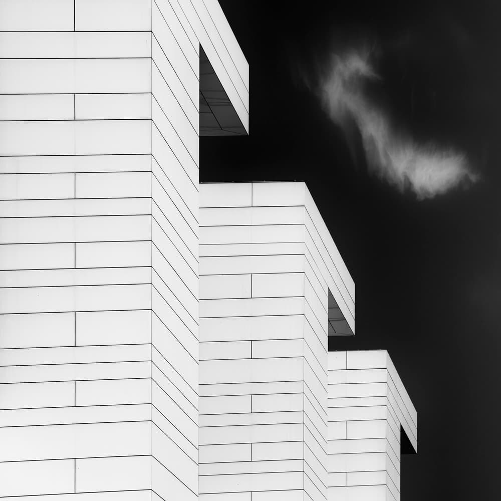 Modern Geometric Cloud by Greetje van Son — canvas wall art