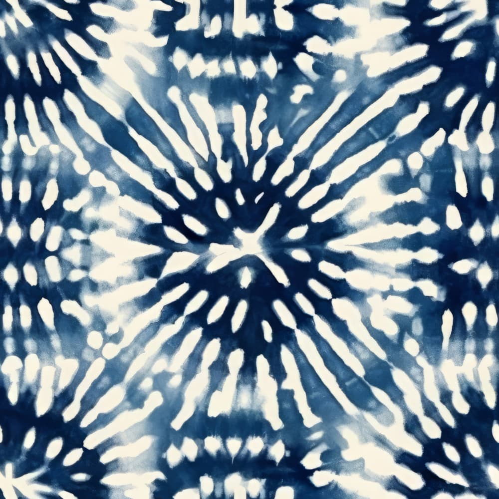 Indigo Shibori Pattern by Bilge Paksoylu — canvas wall art
