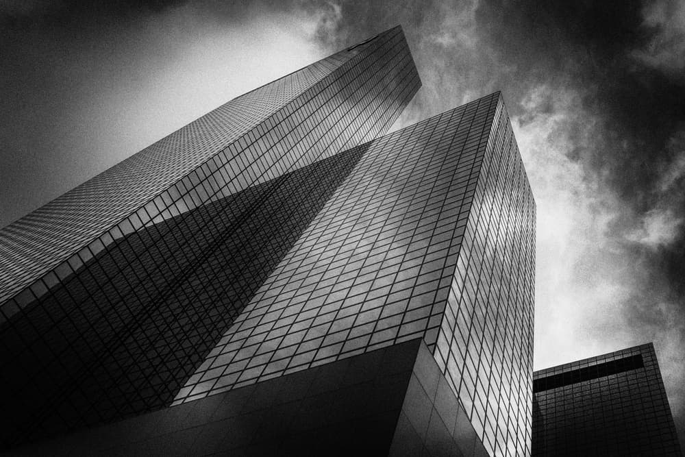 Modern City Reflections by Theo Luycx — canvas wall art