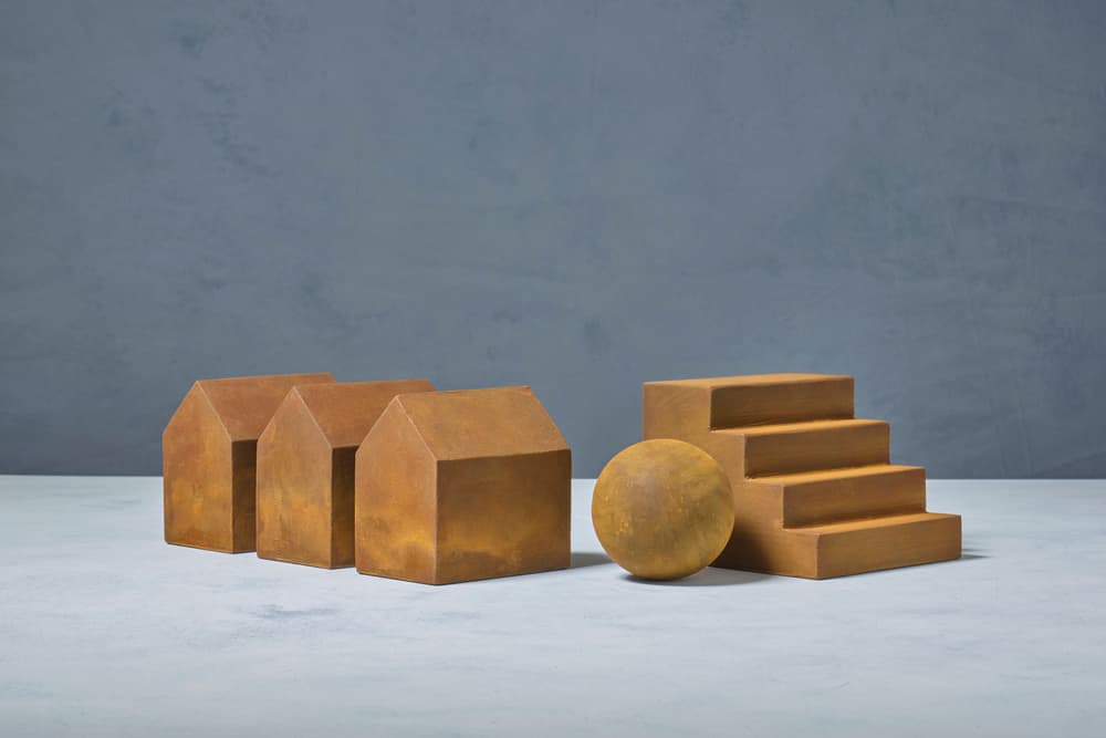 Earthy Geometric Forms by Christophe Verot — canvas wall art