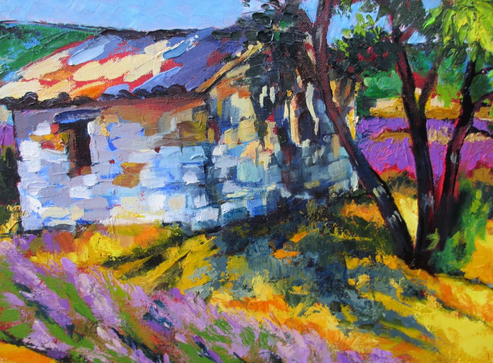 Summer In Provence by Maxine Shore — canvas wall art