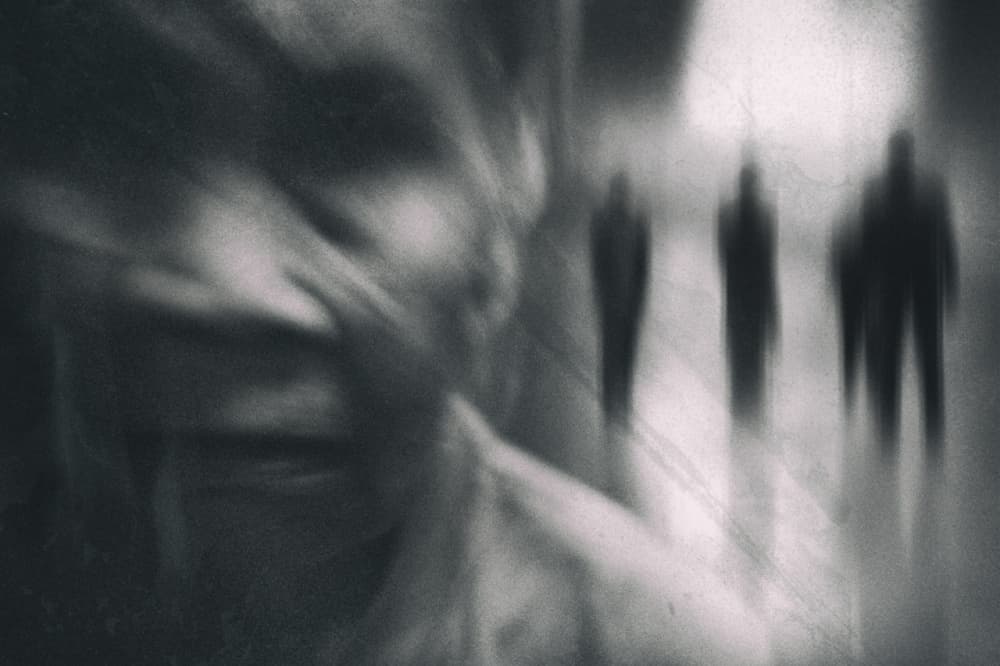 Unsettling Blurred Figures by Suhandi Jitir — canvas wall art