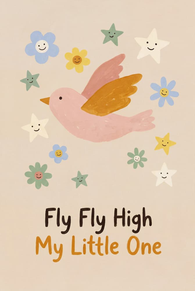 Flyflyhighmylittleoneno02 by Treechild — canvas wall art