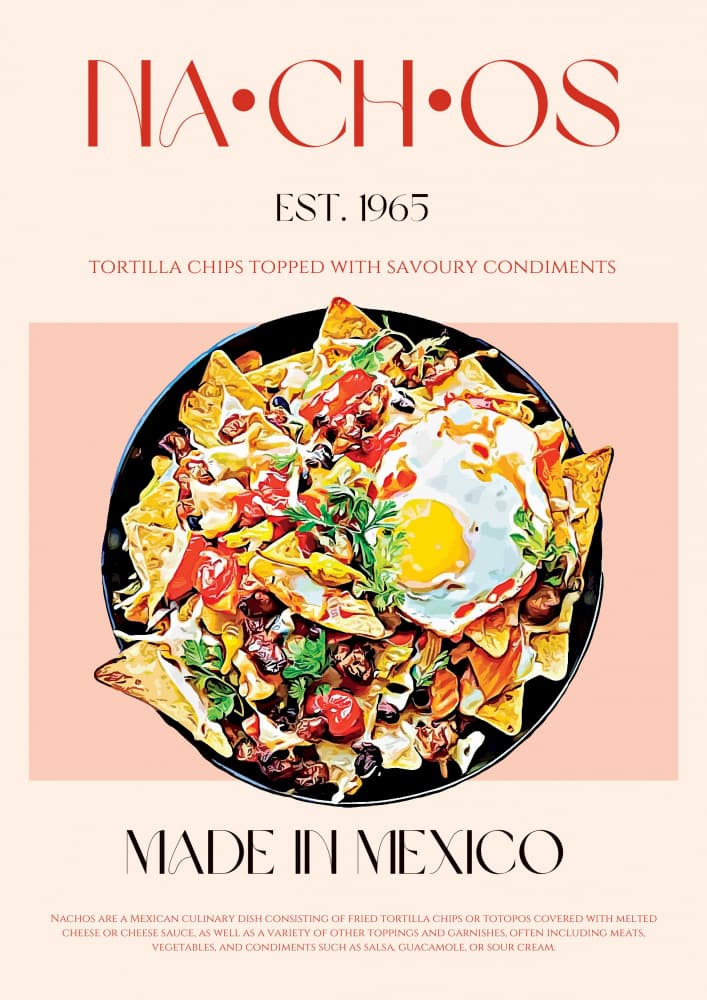 Loaded Nachos Delight by Nazma Khokhar — canvas wall art