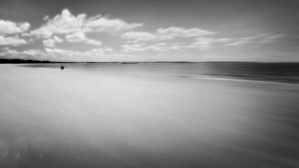 Soft Beach Stroll by Nuno Borges — canvas wall art
