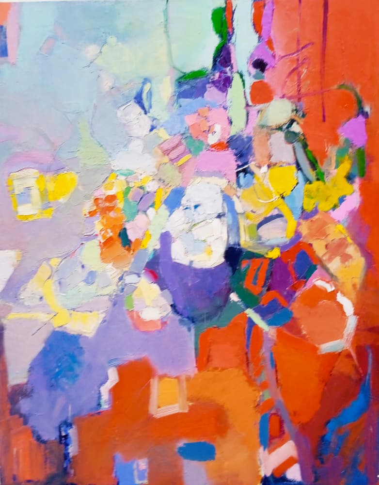Vibrant Abstract Colors by Elena Shraibman — canvas wall art