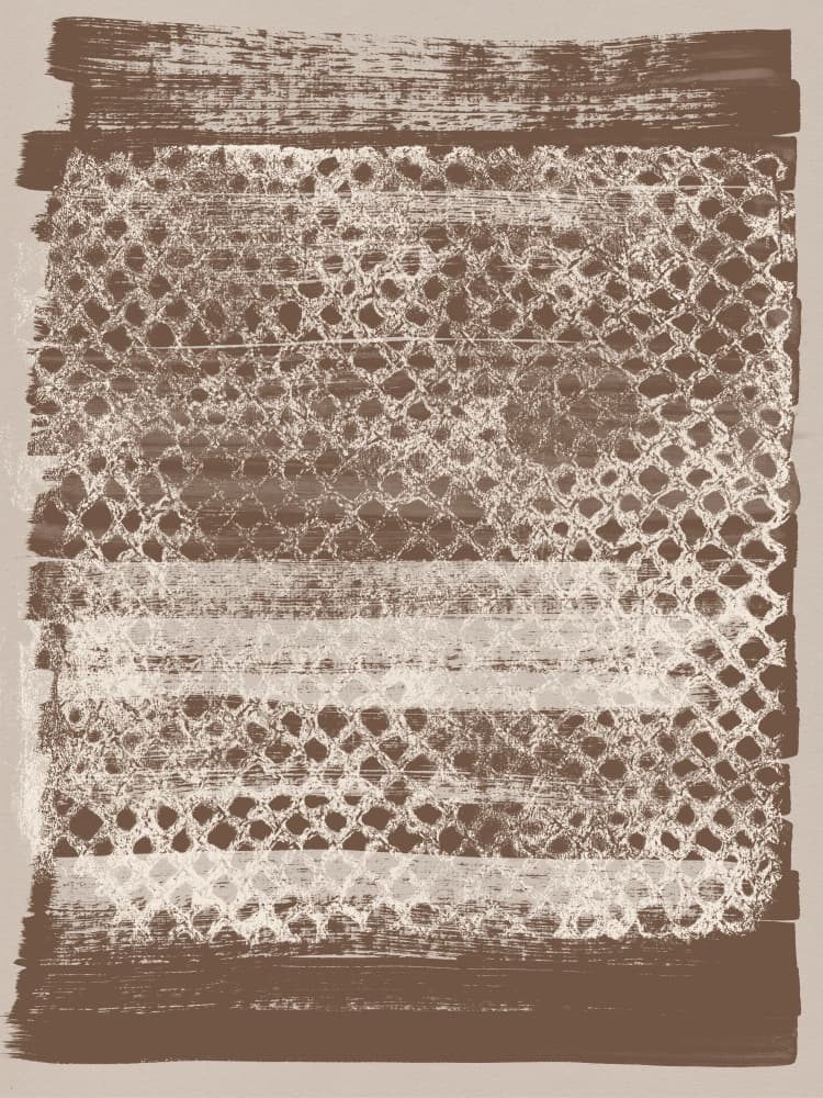Rustic Woven Texture by Dina Dankers — canvas wall art