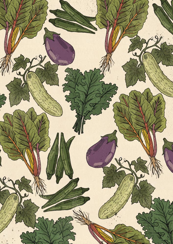 Fresh Garden Vegetables by Nicholas — canvas wall art