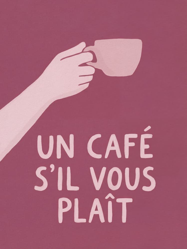 Un Cafe S'il Vous Plait by Andreas Magnusson — canvas wall art