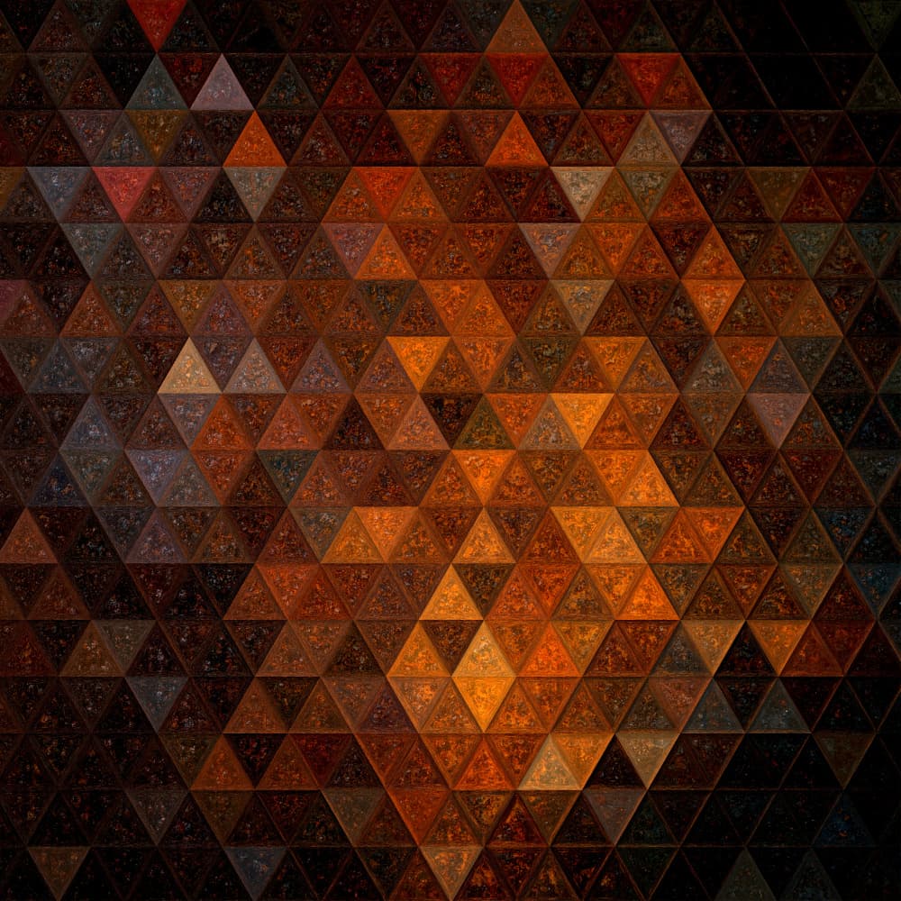 Textured Amber Geometry by Justyna Jaszke — canvas wall art