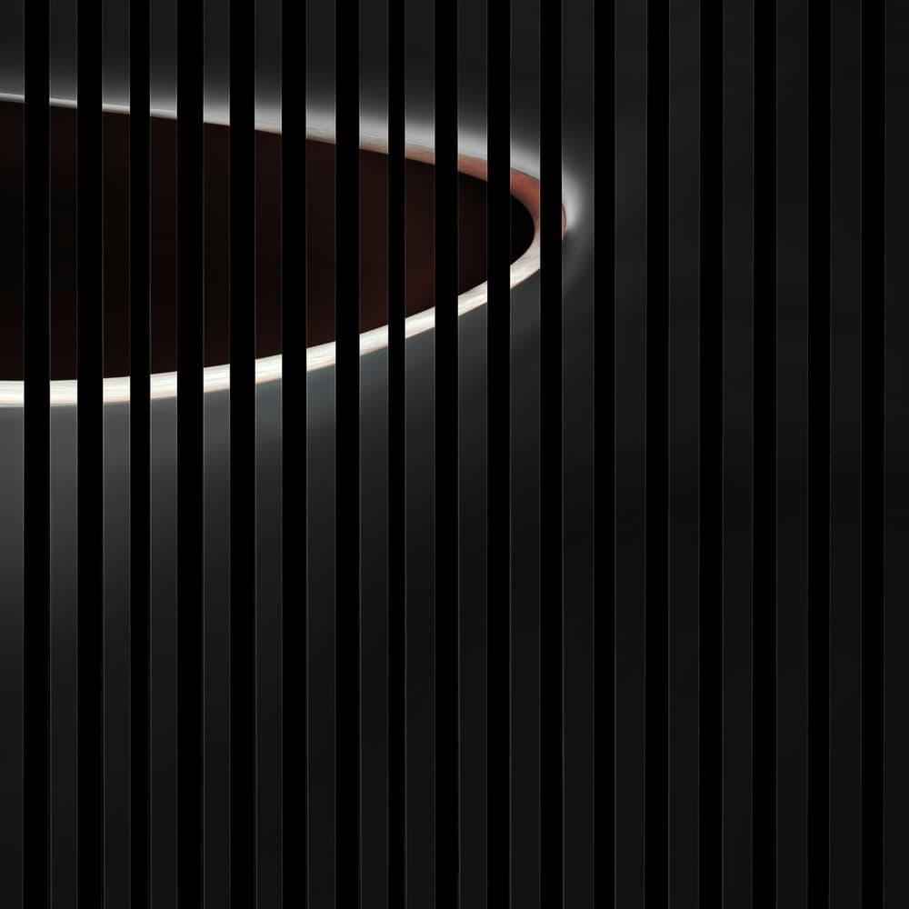 Modern Coffee Stripes by Gilbert Claes — canvas wall art