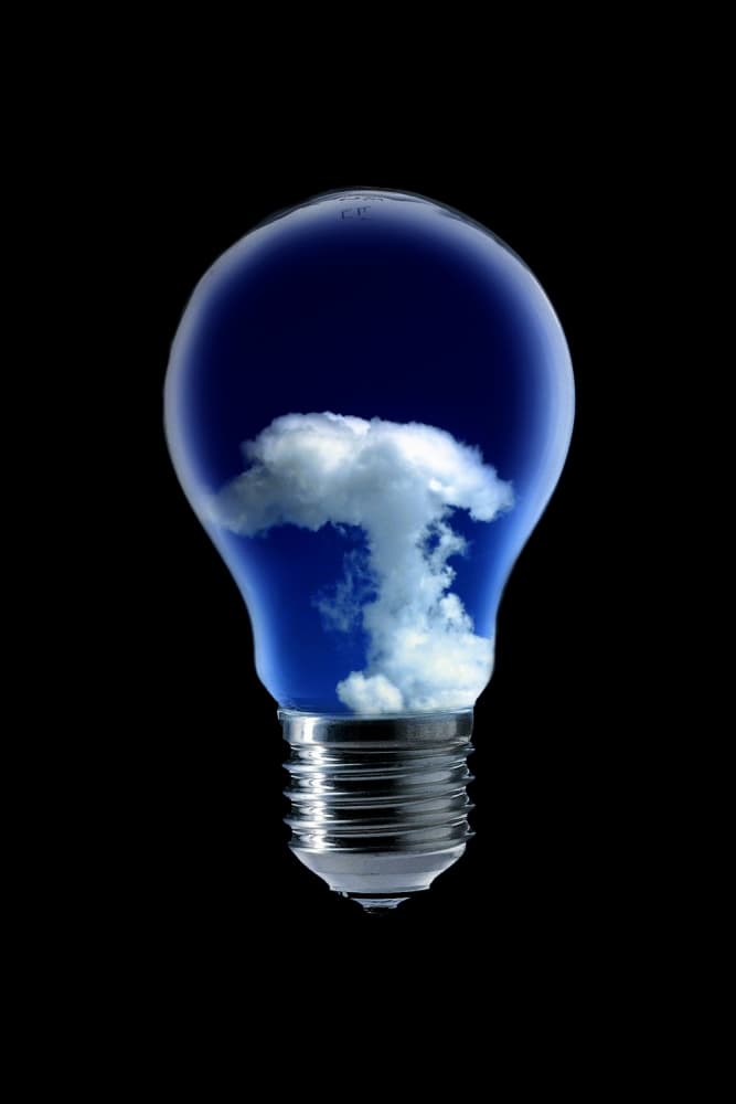 Sky Cloud Bulb by Stefan Eisele — canvas wall art