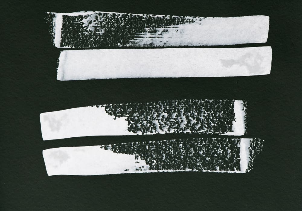 Stark White Strokes by Santhosh ch — canvas wall art
