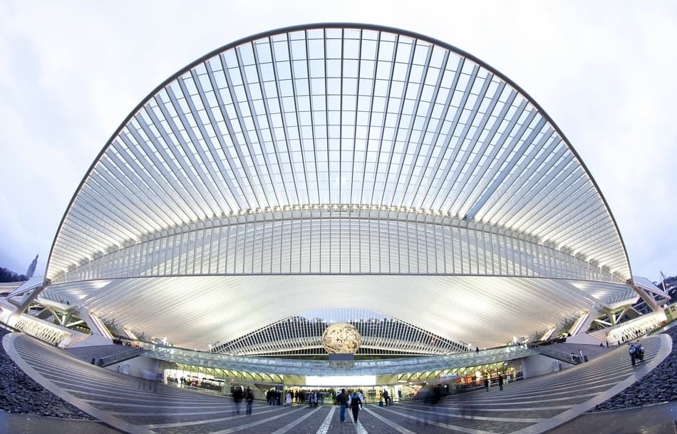 Futuristic Station Architecture by Arnd Gottschalk — canvas wall art