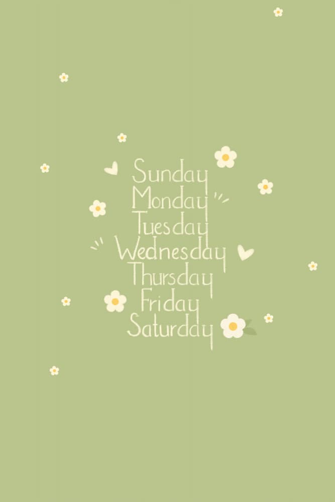 Whimsical Week Flowers by Xuan Thai — canvas wall art