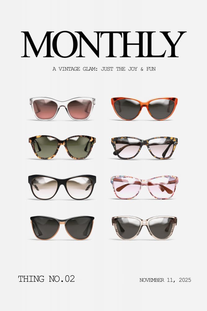 Vintage Glam Sunglasses by Rafal Kulik — canvas wall art