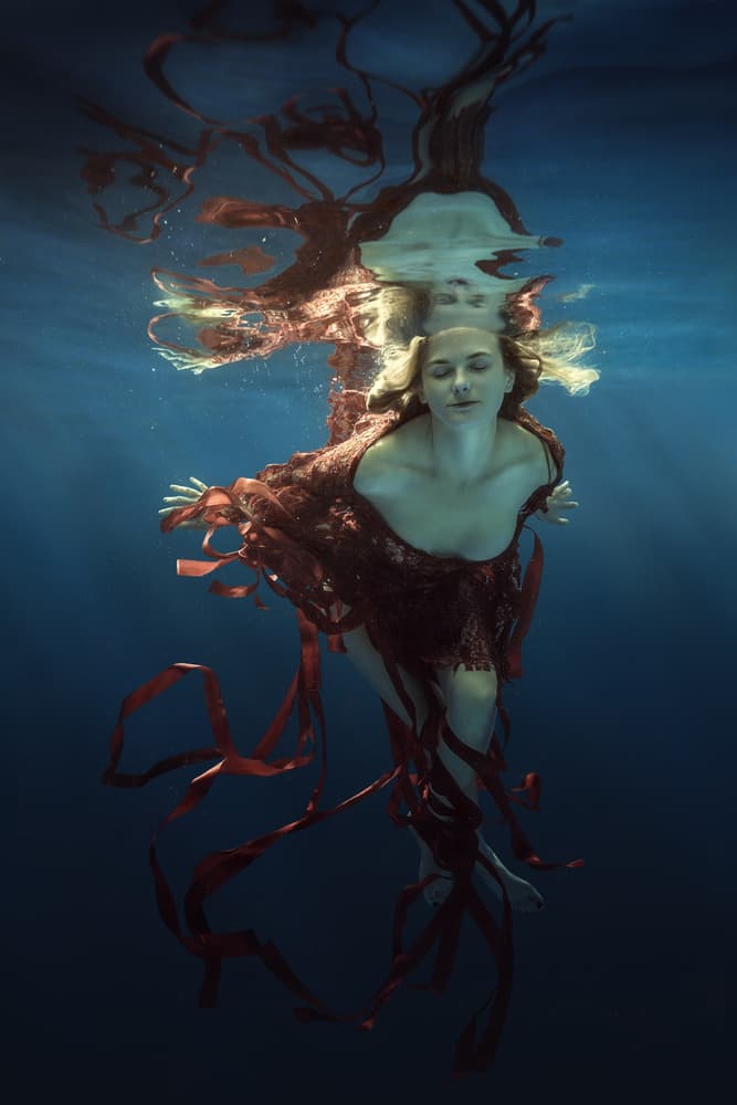 Serene Underwater Reflection by Dmitry Frizel — canvas wall art