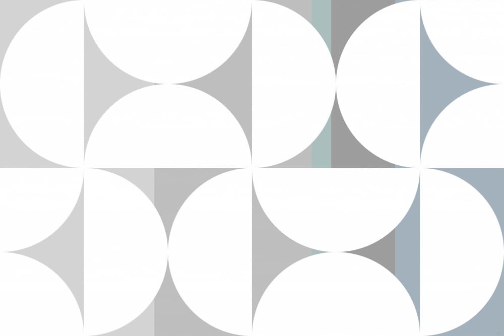 Abstract Semicircle Pattern by Sue Skellern — canvas wall art