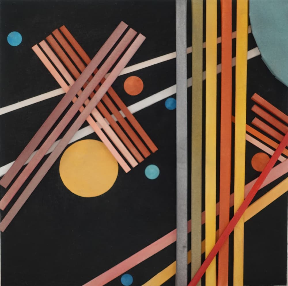 Colorful Geometric Abstract by Irene Yesley — canvas wall art