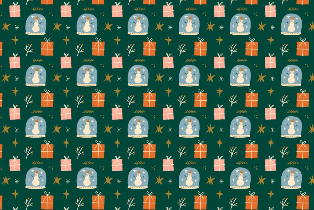 Christmaspatternno02 by Treechild — canvas wall art