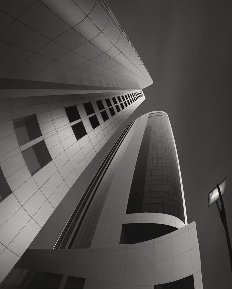 Modern Urban Architecture by Ahmed Thabet — canvas wall art