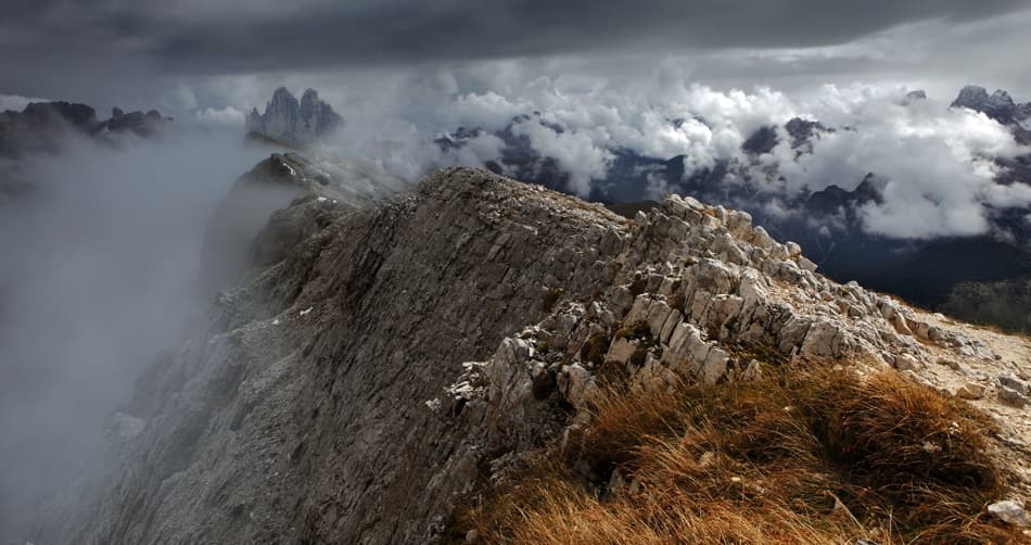 Misty Mountain Ridge by Nicolas Schumacher — canvas wall art