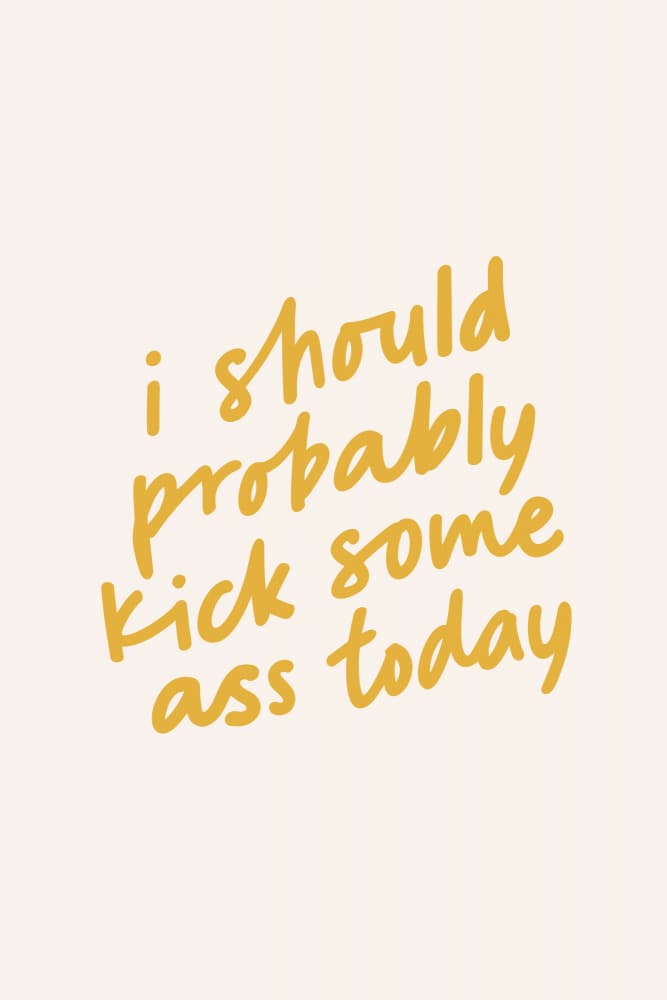 Kick Ass Motivation by Brett Wilson — canvas wall art