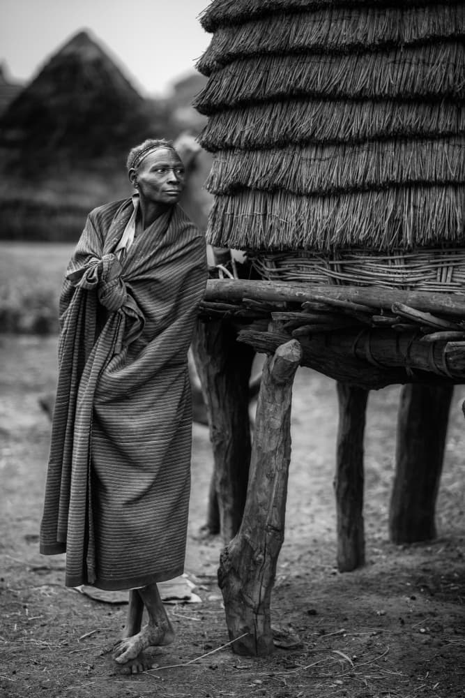 Toposa woman by Trevor Cole — canvas wall art