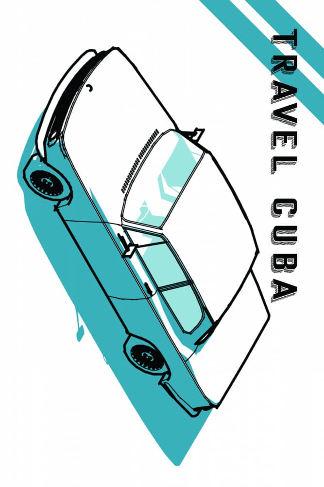 Classic Cuba Car by jay stanley — canvas wall art