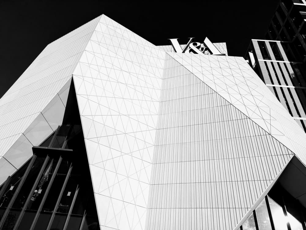 Modern Geometric Architecture by Elizabeth Allen — canvas wall art