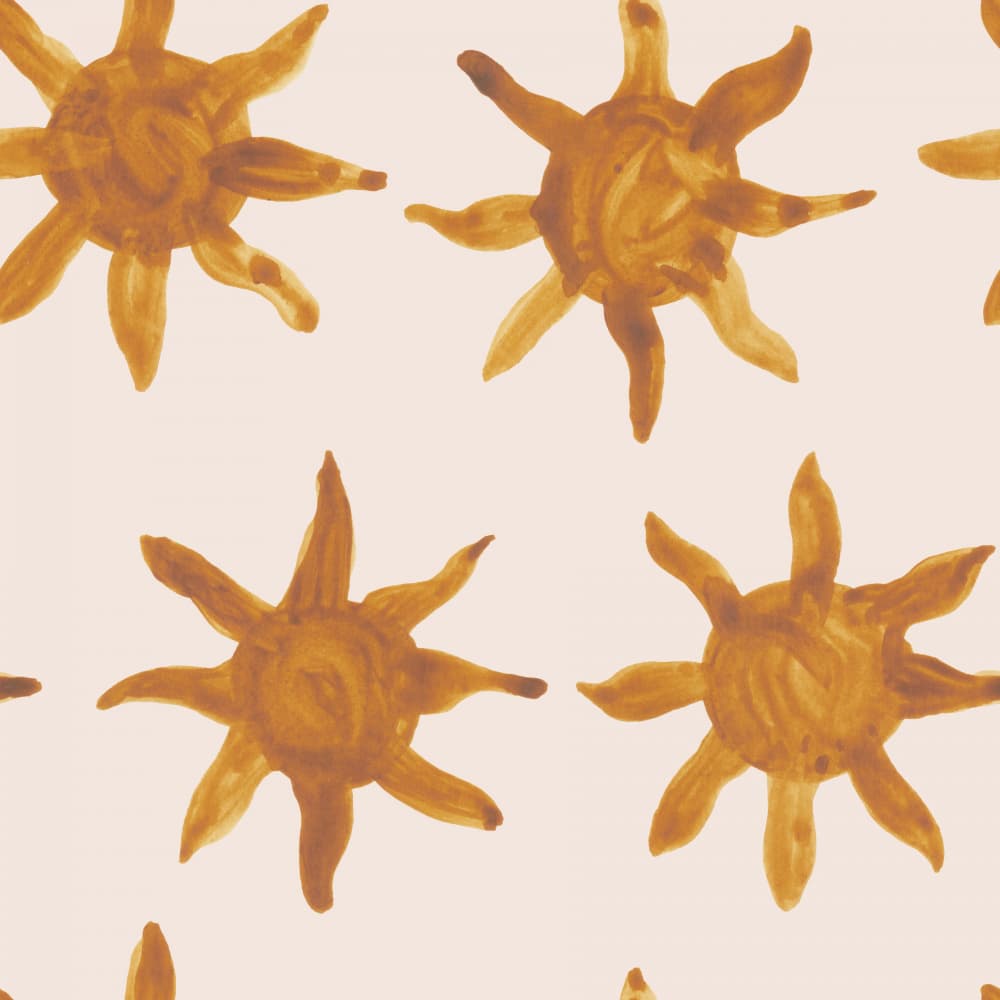 Warm Sun Pattern by Irene Demetri — canvas wall art