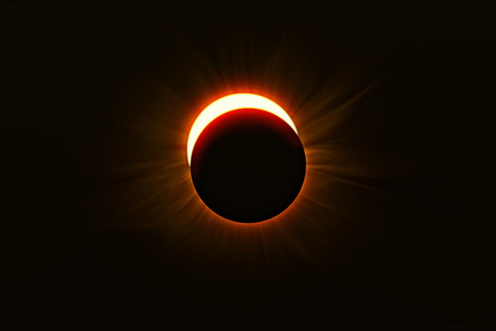 Fiery Ring Eclipse by Matt Anderson — canvas wall art