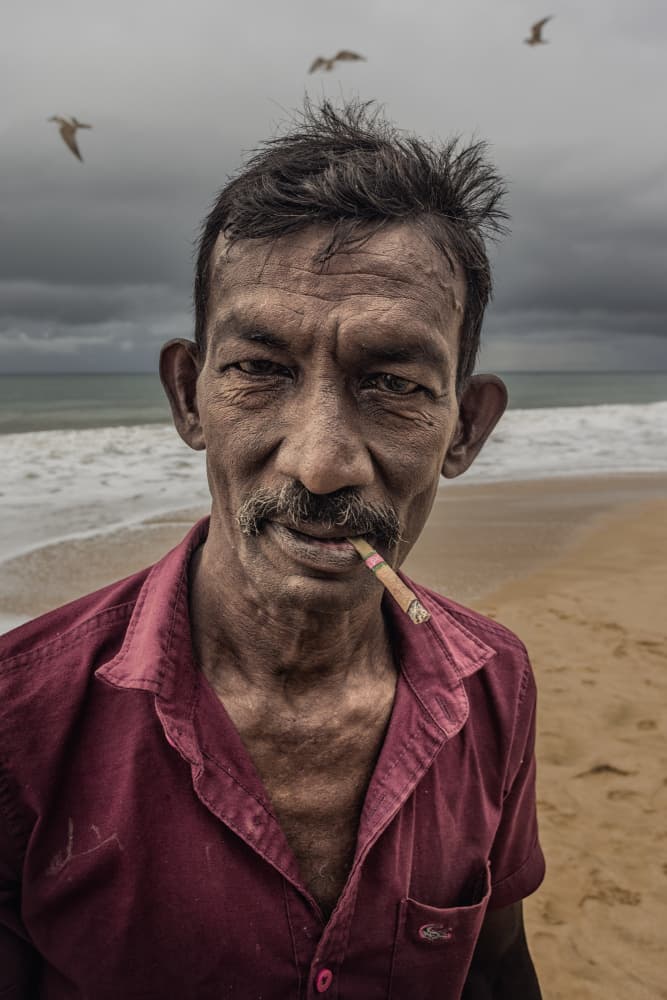 Coastal Man's Gaze by Pavol Stranak — canvas wall art