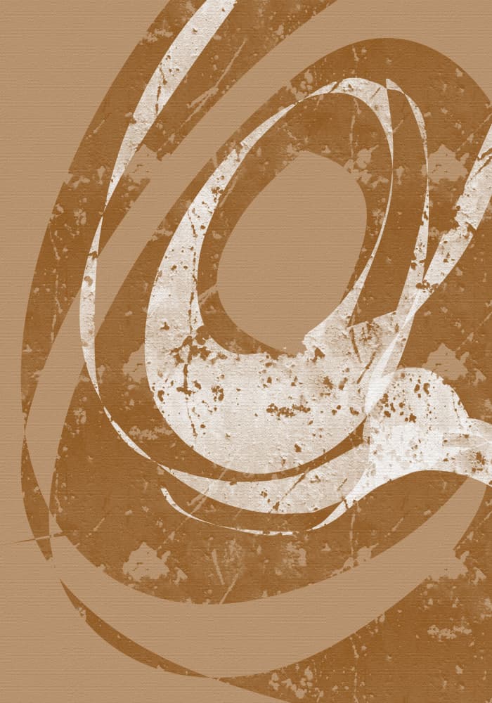 Textured Organic Flow by Yuli Saputra — canvas wall art