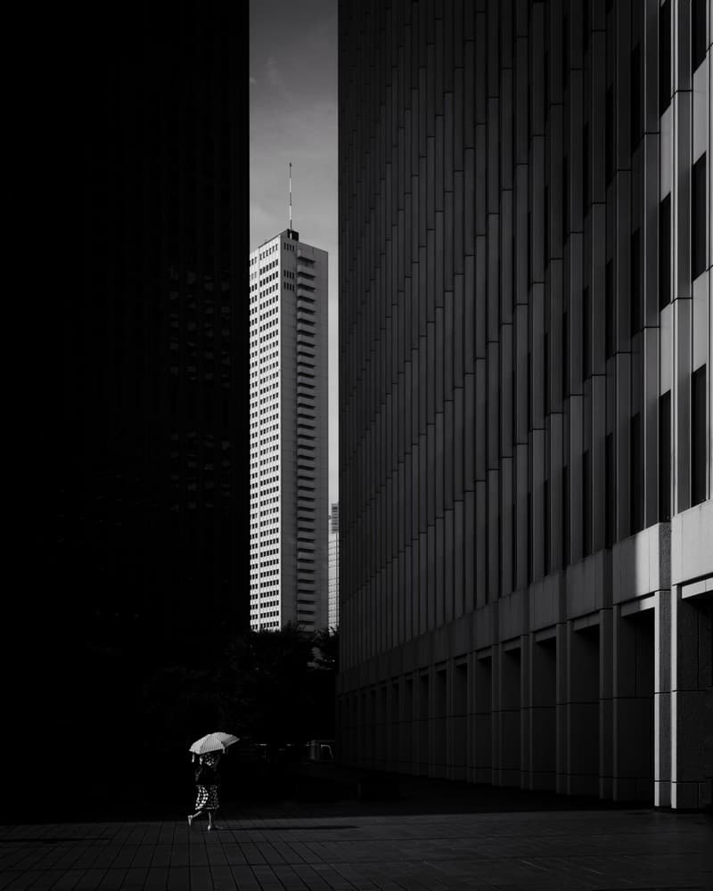 Urban Umbrella Walk by Yasuhiro Takachi — canvas wall art